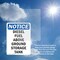 Signmission Diesel Fuel Above Ground Storage Tank OSHA Notice Sign, Vinyl Decal, 10in W x 14in L, 2PK OS-2PACK-NS-D-1014-V-10994 - alternate 4